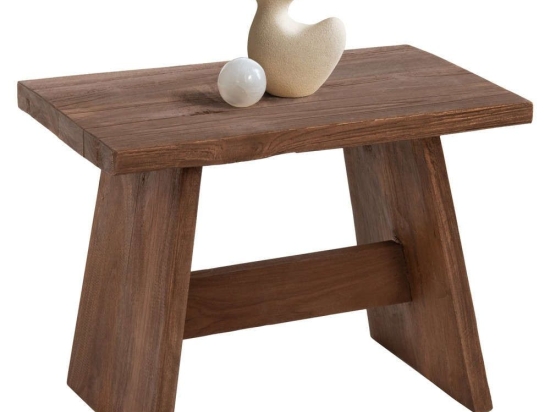 Τραπεζάκι Βοηθητικό HM7901 40x25x29,5cm Ξύλινο Brown Ξύλο