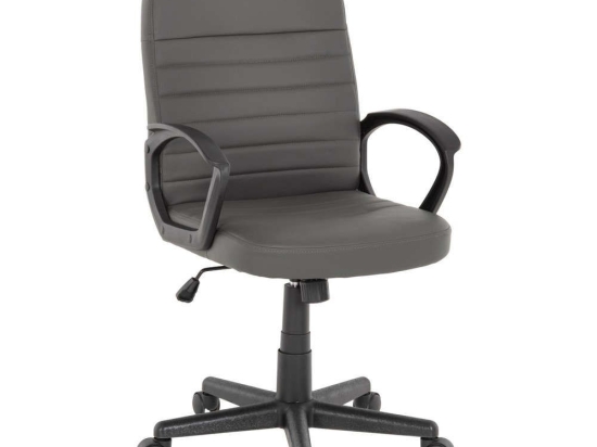 Καρέκλα Γραφείου Theoni HM1189.10 Με Μπράτσα 55x65x100cm Grey