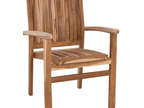 Πολυθρόνα Dart HM9781 61x59,5x91cm Από Ξύλο Teak Natural
