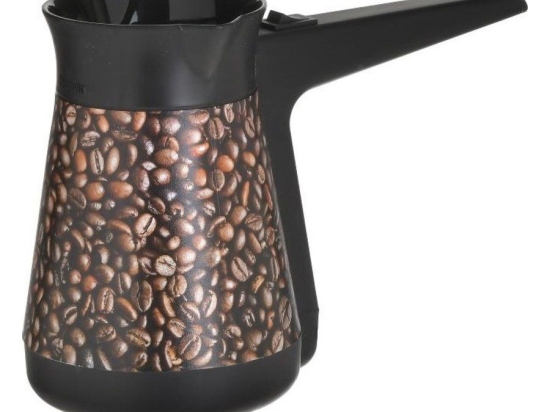 Inart Ηλεκτρικό Μπρίκι Μαύρο 350ML 1000W 11Χ23Χ16