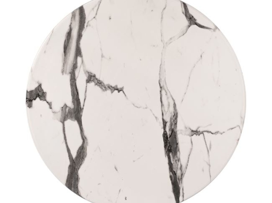 ΕΠΙΦΑΝΕΙΑ ΤΡΑΠΕΖΙΟΥ Φ70Χ2.5εκ. WERZALIT MARBLE WHITE-GREY 5657 HM5228.11