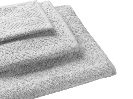 Πετσέτα Herb Grey Madi Χεριών 30x50cm 100% Βαμβάκι