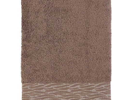 Πετσέτα Stream Brown Madi Χεριών 30x50cm 100% Βαμβάκι