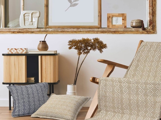 Ριχτάρι Faith Beige Madi Διθέσιο 180x250cm 100% Βαμβάκι
