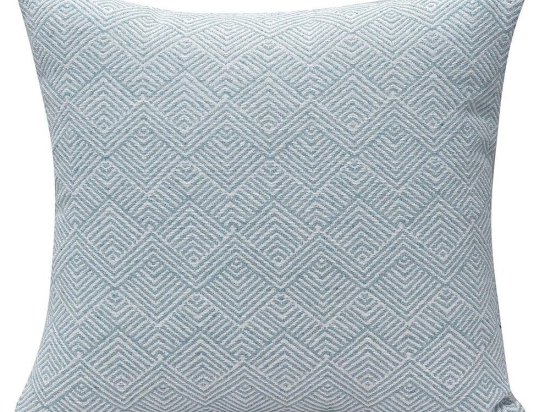 Μαξιλαροθήκη Διακοσμητική Rombo Turquoise Madi 45X45 100% Βαμβάκι