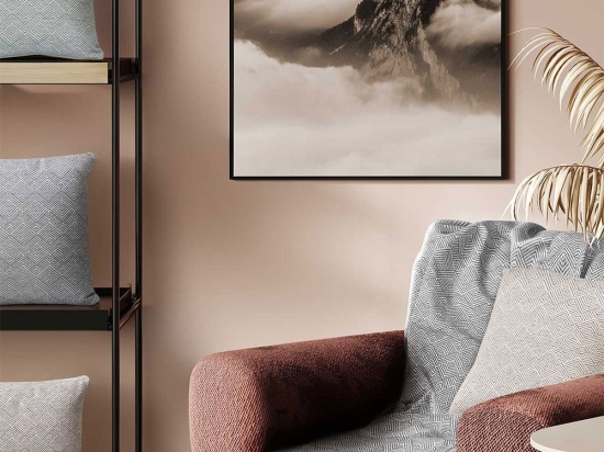 Ριχτάρι Wellen Grey Madi Τετραθέσιο 170x340cm 100% Βαμβάκι