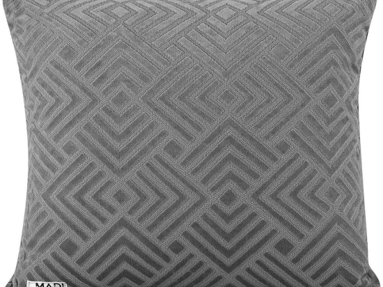Μαξιλάρι Διακοσμητικό (Με Γέμιση) Lavir Grey Madi 50X50 Πολυέστερ