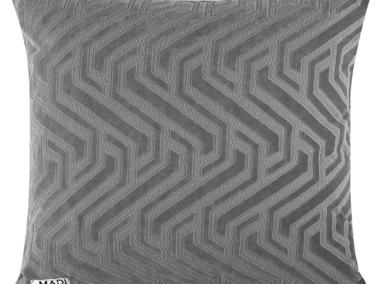 Μαξιλάρι Διακοσμητικό (Με Γέμιση) Slange Grey Madi 50X50 Pet