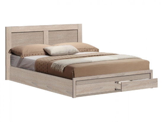 ΚΡΕΒΑΤΙ CAPRI HM399.02 ΜΕ 2 ΣΥΡΤΑΡΙΑ SONOMA 160x200 εκ.