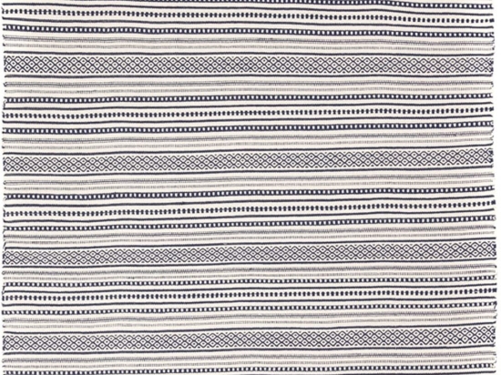 Χαλί Urban Cotton Kilim Titan Iris White-Blue Royal Carpet 160X230cm