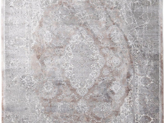 Χαλί Bamboo Silk 5991A Light Grey-Dark Beige Royal Carpet 80X150cm