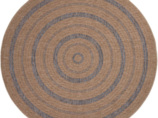 Χαλί Ψάθινο Avanos 8863 Denim Royal Carpet 200X200cm Round