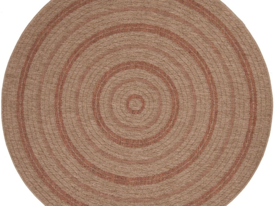 Χαλί Ψάθινο Avanos 8863 Tobacco Royal Carpet 160X160 Round