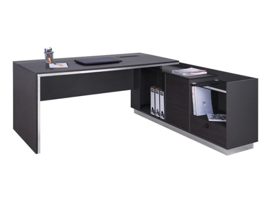ΓΡΑΦΕΙΟ ΕΠΑΓΓΕΛΜΑΤΙΚΟ ΔΕΞΙΑ ΓΩΝΙΑ ROSEWOOD HM2086R 180X170X76Υ εκ.
