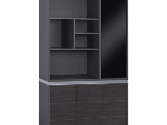 ΒΙΒΛΙΟΘΗΚΗ ΓΡΑΦΕΙΟΥ ΕΠΑΓΓΕΛΜΑΤΙΚΗ ROSEWOOD HM2091R 120Χ40Χ200Υ εκ.