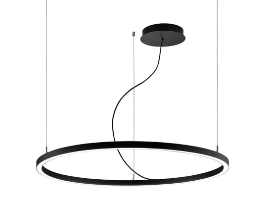 Φωτιστικό Οροφής Led Verdi 4224100 D900 Black Viokef Μέταλλο