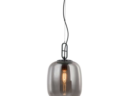 Φωτιστικό Οροφής D250 Retro 4206400 Fume Viokef Γυαλί