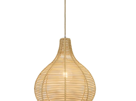 Φωτιστικό Οροφής Bolita 4227700 D420 Natural Viokef Ξύλο