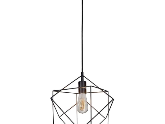 Φωτιστικό Οροφής Cube 4193400 Black Viokef Μέταλλο