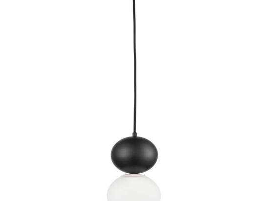 Φωτιστικό Οροφής Stone 4236700 D140 Black Viokef Μέταλλο,Γυαλί
