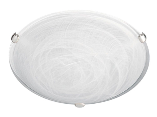 Φωτιστικό Οροφής - Πλαφονιέρα Electra 3913000 D300 White Viokef Μέταλλο,Γυαλί
