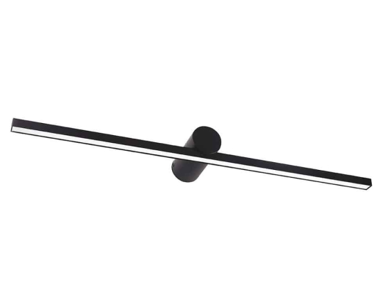 Φωτιστικό Τοίχου-Απλίκα Rocco 4236101 L400 Black Viokef Μέταλλο