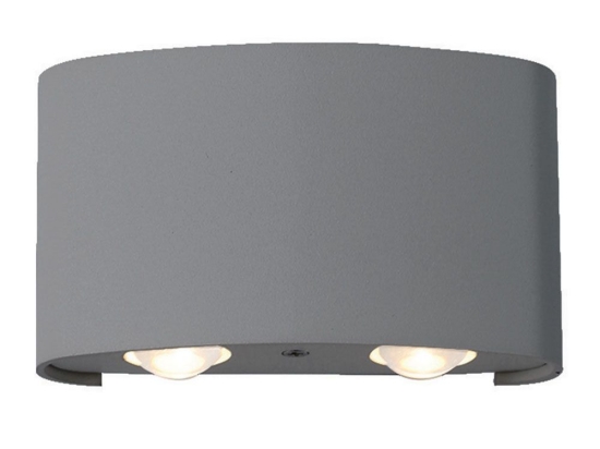 Φωτιστικό Τοίχου-Απλίκα Twist 4211001 Anthracite Viokef Αλουμίνιο