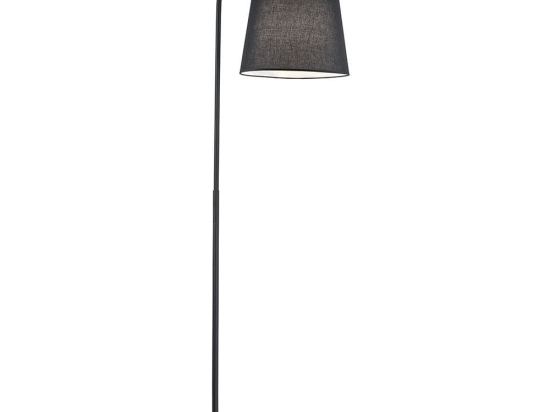 Φωτιστικό Δαπέδου Cobbe 4175000 Black Viokef Μέταλλο,Ύφασμα