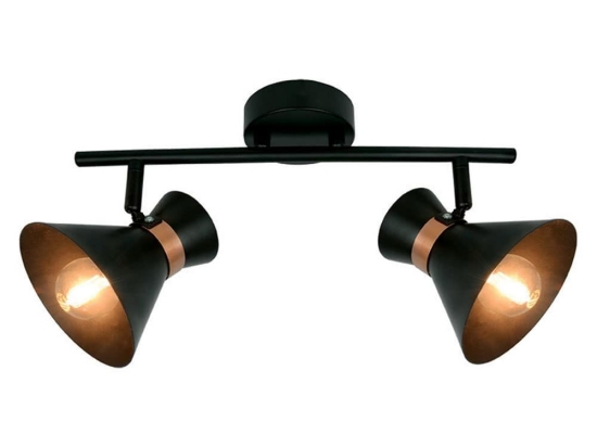Φωτιστικό Οροφής - Σποτ Kelly 4148300 Black Viokef Μέταλλο