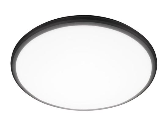 Φωτιστικό Οροφής - Πλαφονιέρα Roni 4243000 IP54 D320 Black-White Viokef Αλουμίνιο