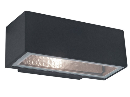 Φωτιστικό Τοίχου-Απλίκα Sq Rhodes 4080200 Anthracite Viokef