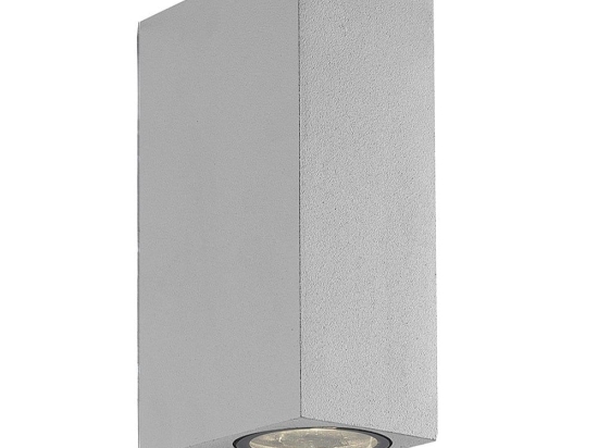 Φωτιστικό Τοίχου-Απλίκα Sq Tilos 4099402 2-L Silver Viokef