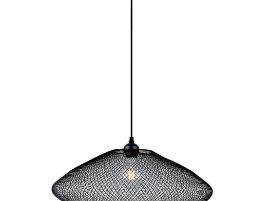 Φωτιστικό Οροφής Electra 4251600 Φ520 E27 Black Viokef Μέταλλο
