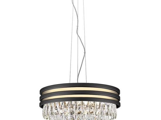 Φωτιστικό Οροφής Josephine 4259200 E14 Black-Gold Viokef Μέταλλο,Γυαλί
