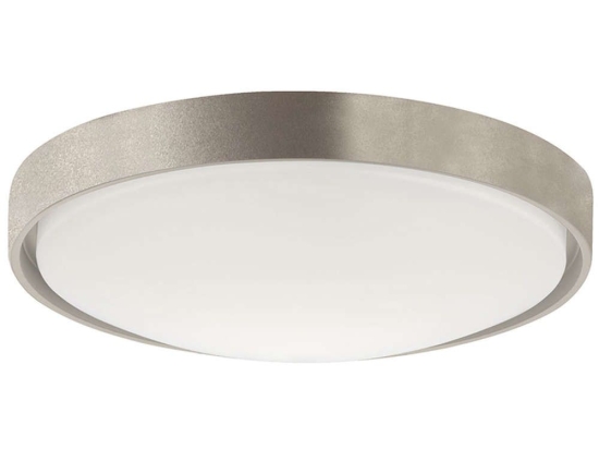 Φωτιστικό Οροφής - Πλαφονιέρα Yara 4199701 Φ400 Led White-Silver Viokef Μέταλλο,Γυαλί