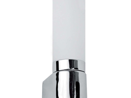 Φωτιστικό Τοίχου - Απλίκα Robert 4104800 E14 White-Silver Viokef Μέταλλο,Γυαλί