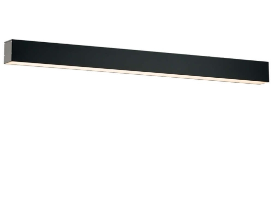 Φωτιστικό Τοίχου - Απλίκα Station 3911-0214-3-B-N 150cm 3000K Led Black Viokef Μέταλλο,Αλουμίνιο