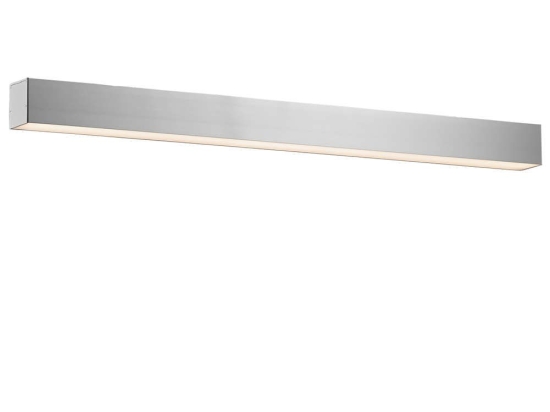 Φωτιστικό Τοίχου - Απλίκα Station 3911-0214-3-U-N 150cm 3000K Led Aluminum Silver Viokef Μέταλλο,Αλουμίνιο