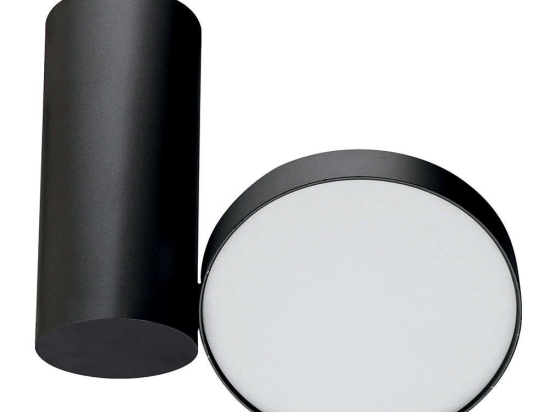 Φωτιστικό Οροφής - Σποτ Markos 4208201 Led Φ22,5x15,3x15,5cm Black Viokef Αλουμίνιο