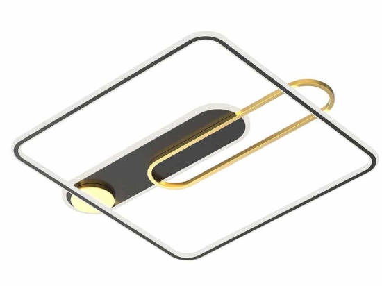 Φωτιστικό Οροφής - Πλαφονιέρα Queen 4272500 52x6,5cm Led 2430Lm 45W 3000K Multi Viokef Μέταλλο,Ακρυλικό