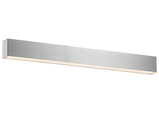 Φωτιστικό Οροφής - Ράγα Station Ultra 3911-0119-4-U-N 58x7,5cm Led 2700Lm 15W 4000K Silver Viokef Αλουμίνιο