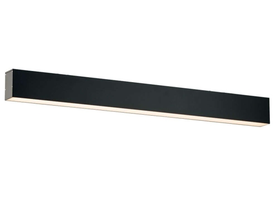 Φωτιστικό Τοίχου Station Ultra 3911-0219-3-B-N 58x7,5cm Led 2565Lm 15W 3000K Black Viokef Αλουμίνιο