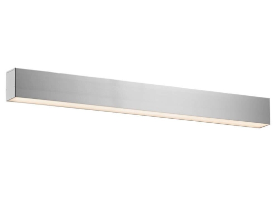 Φωτιστικό Τοίχου Station Ultra 3911-0219-3-U-N 58x7,5cm Led 2565Lm 15W 3000K Silver Viokef Αλουμίνιο