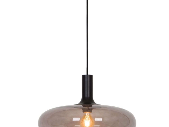 Φωτιστικό Οροφής Convex 4278100 Φ39,5x133cm 1xE27 40W Black-Smoke Viokef