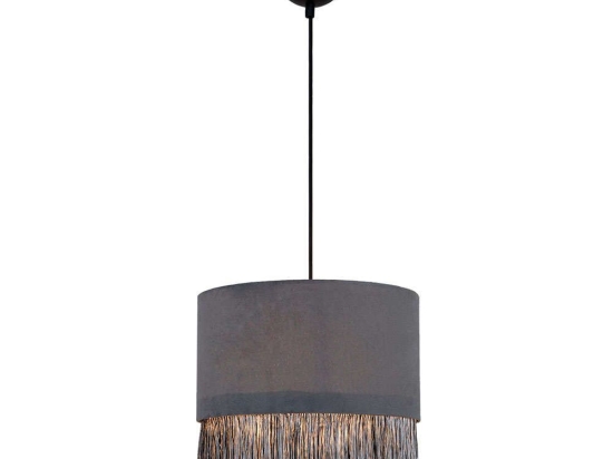 Φωτιστικό Οροφής Brigitte 4278700 Φ30x146cm 1xE27 60W Grey Viokef
