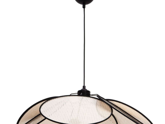 Φωτιστικό Οροφής Margaret 4278800 Φ70x150cm 1xE27 40W Natural-Black Viokef