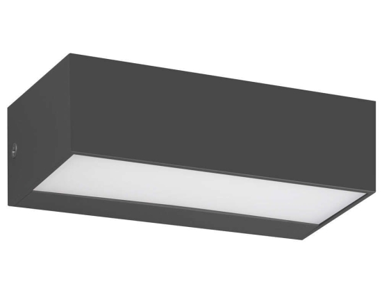 Φωτιστικό Τοίχου-Απλίκα Sifnos 4282900 17x4,6cm Led 530lm 10W Dark Grey Viokef