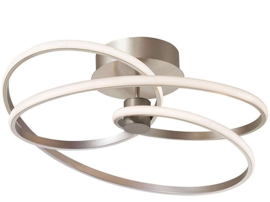 Φωτιστικό Οροφής-Πλαφονιέρα Cort 4275600 52x21cm Led 2219lm 40W Silver Viokef