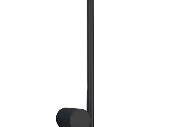 Φωτιστικό Τοίχου - Απλίκα Novita 4293000 Φ1,9x9,8x44,1cm Led 444lm 6W 3000K Black Viokef