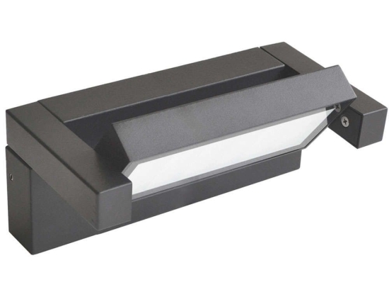 Φωτιστικό Τοίχου - Απλίκα Gea 4293400 20,3x10,8x8cm Led 1855lm 21W 3000K Dark Grey Viokef